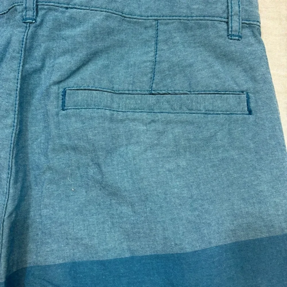 Big Boys Old Navy Color Block‎ Blue Adjustable Waistband Short Size 14